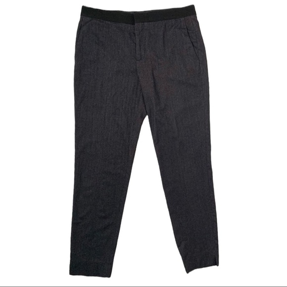 ZARA  BLACK PANTS STRAIGHT LEG WOMEN TROUSER SIZE MEDIUM - Picture 1 of 9